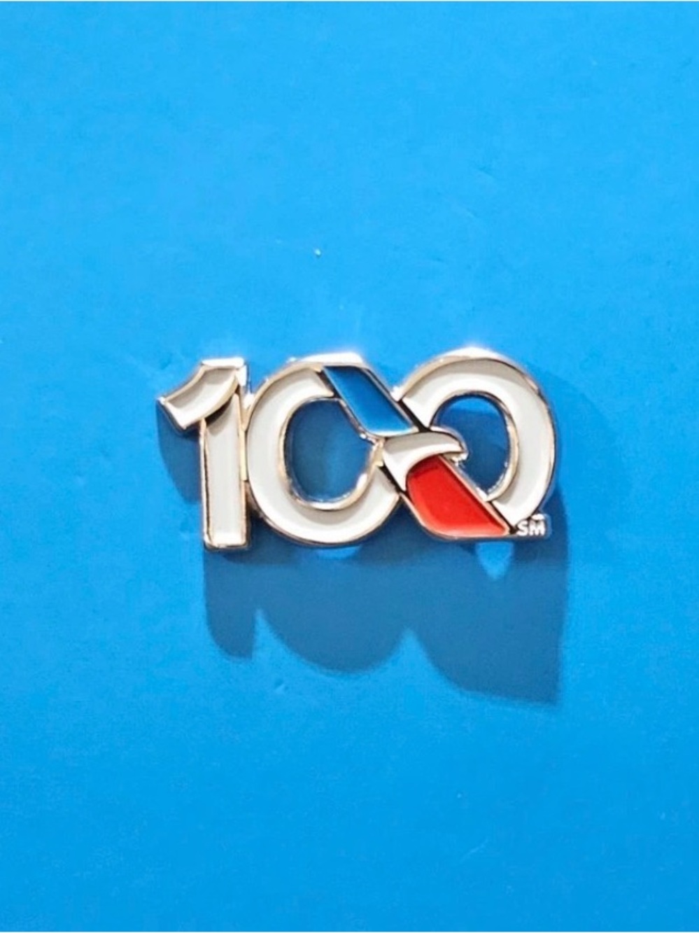 American Airlines 100 Year Anniversary Lapel Pin 2026  Commemorative Centennial